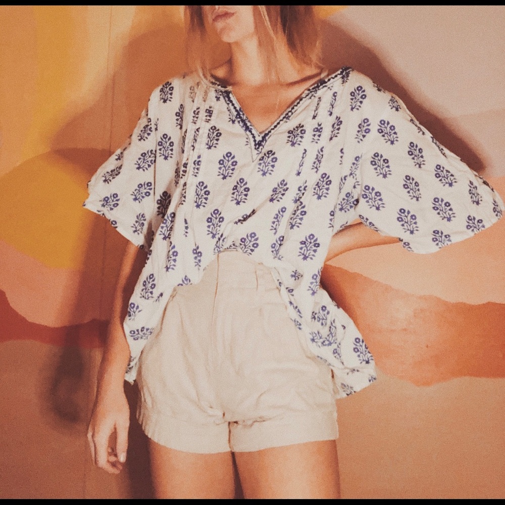 Floral Sundance Top